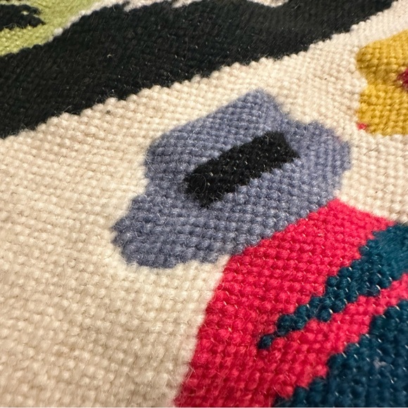 Wool Hand Woven Zippered Crossbody Bag Hippie Boho - Picture 4 of 11